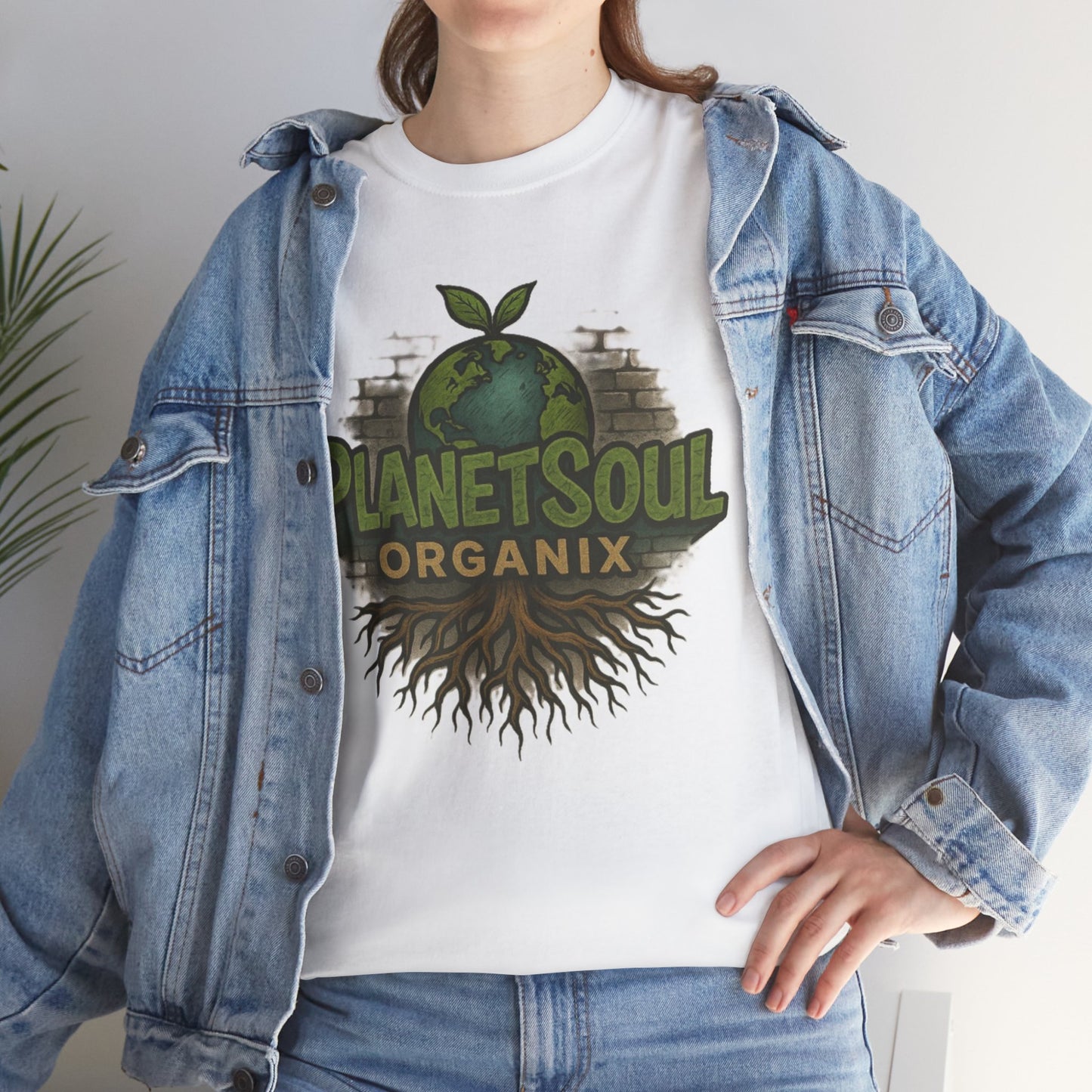 PlanetSoul Organix Logo Tee – Rooted in Health, Powered by Nature