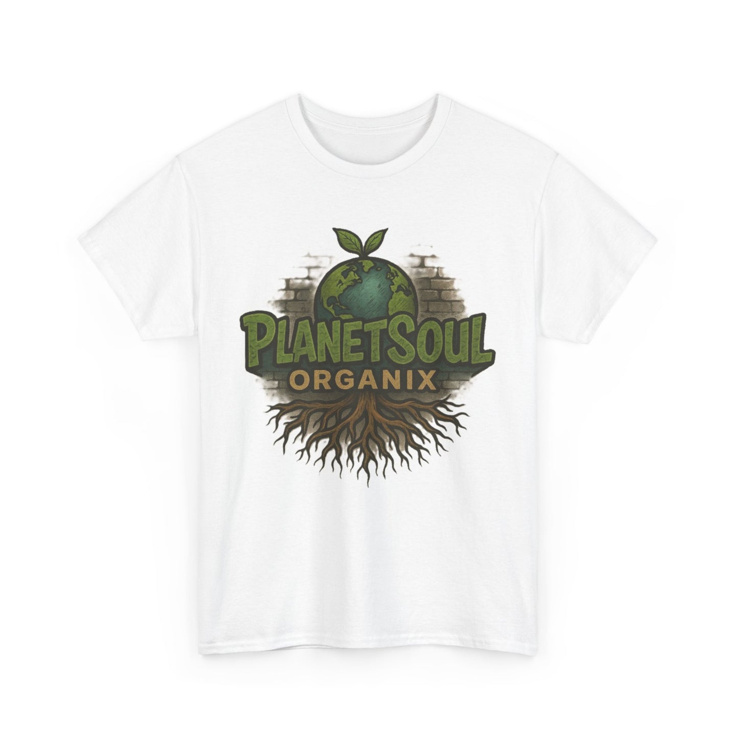 PlanetSoul Organix Logo Tee – Rooted in Health, Powered by Nature